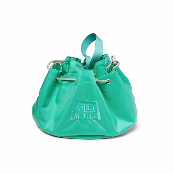 The Asher Athletic Gym Bucket Bag neatly stores & carries gym gear 